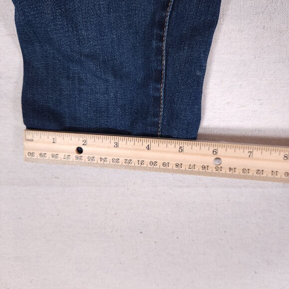 Free People Lexden Denim Overalls Womens 29 Blue Boho Casual Indie Festival Jean - Picture 8 of 16